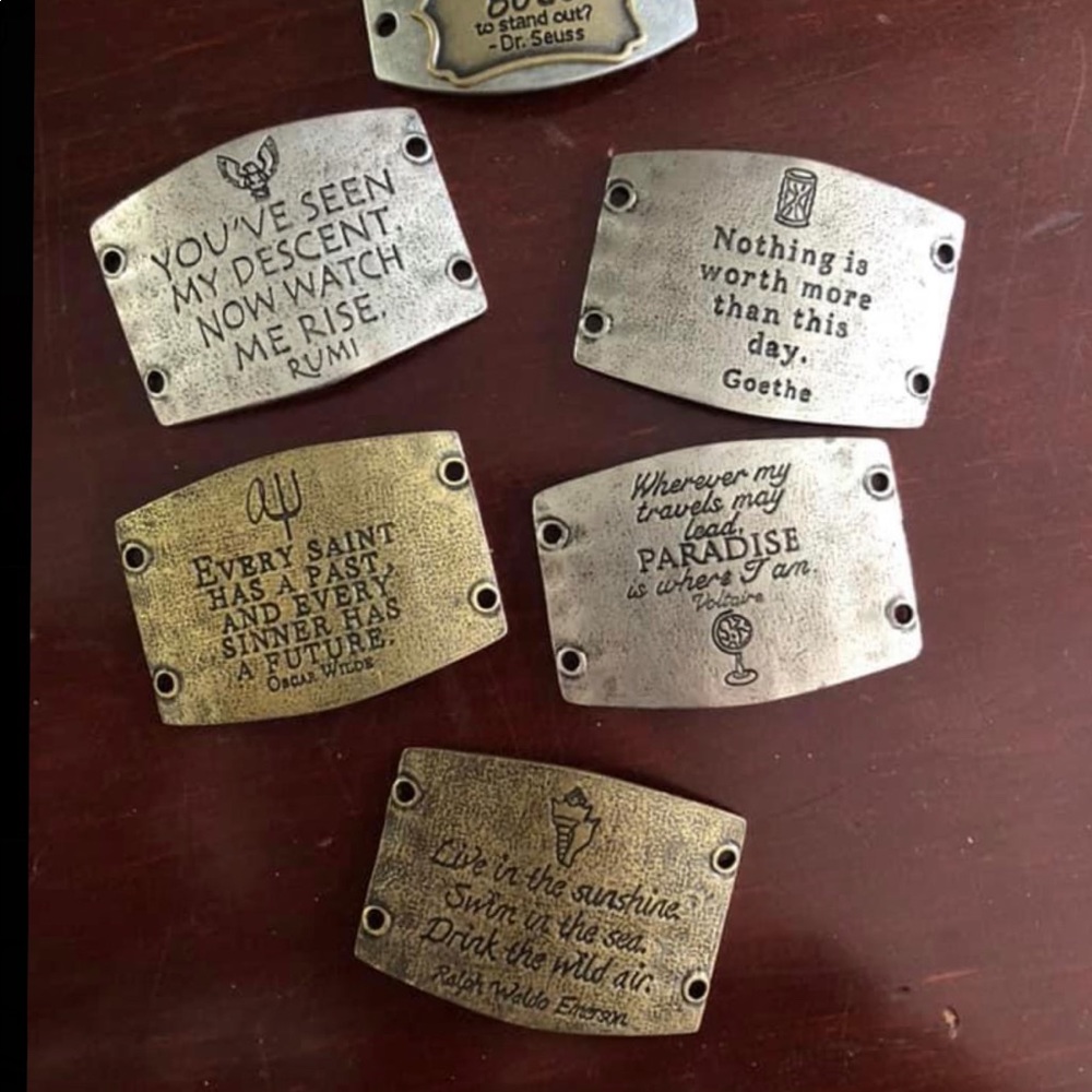 6 Lenny and Eva Jewelry bracelet plates